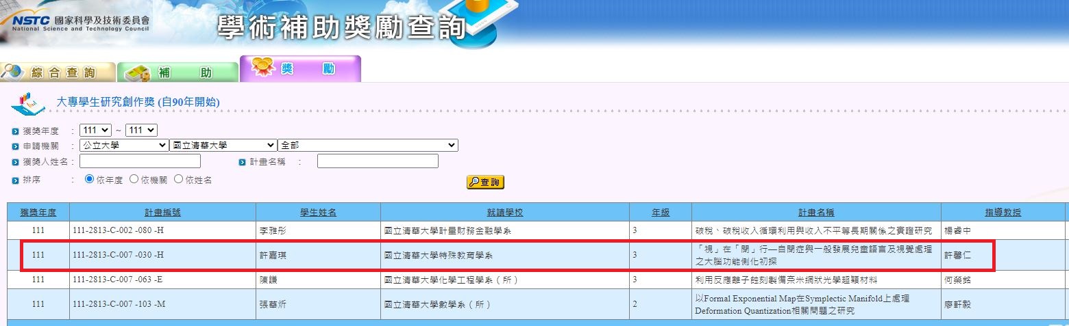 擷取 111國科會大專生